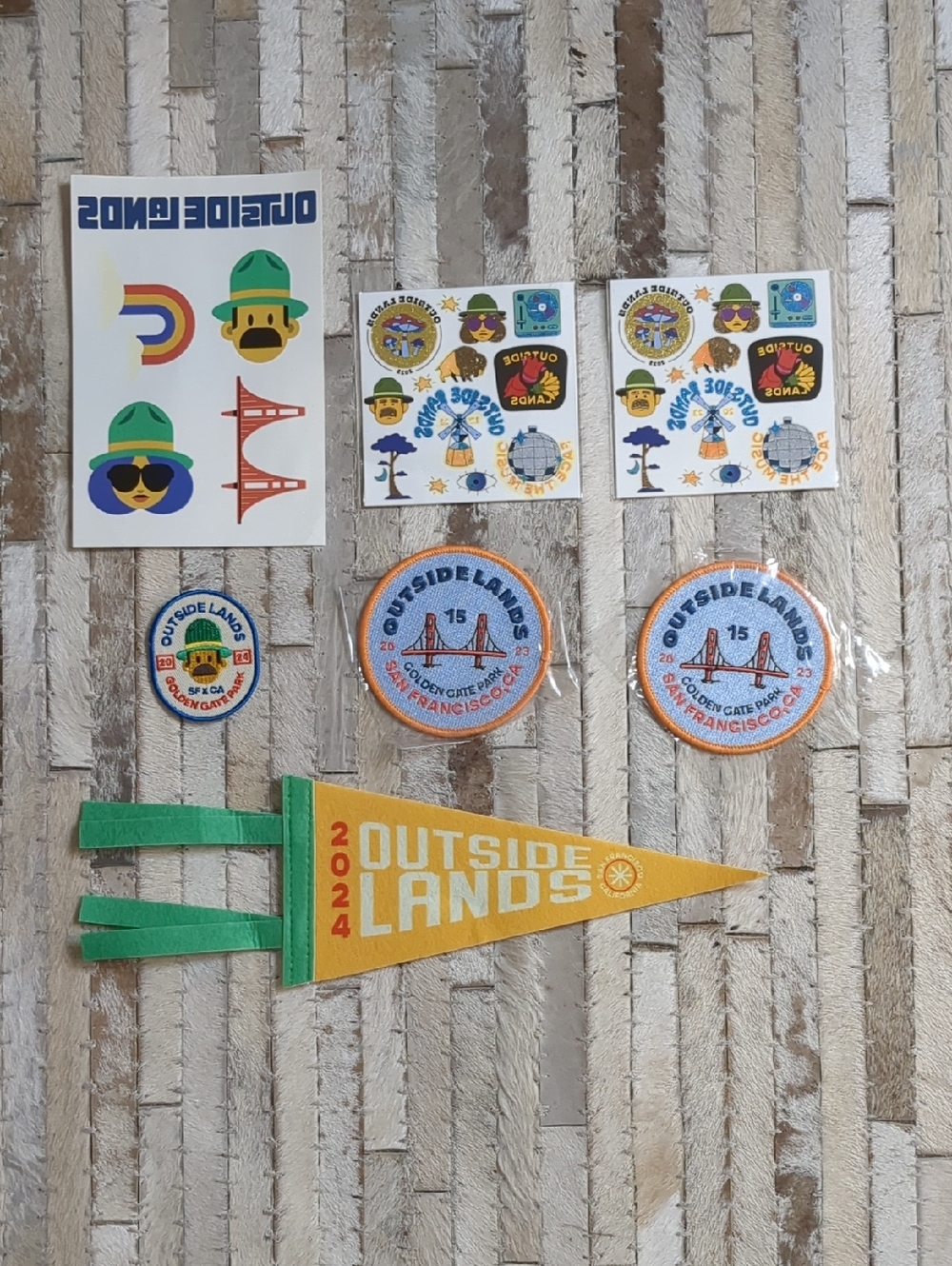 Outside Lands 2024 VIP Ticket Merchandise Set